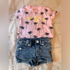 True Religion Baby T-shirt and Short Set